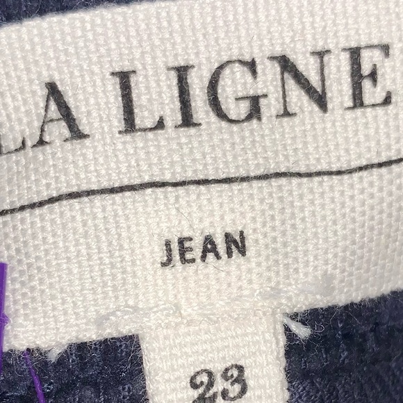 LA LIGNE Reece Meredith Blue Trouser Corduroy Pant 23 - Picture 8 of 9